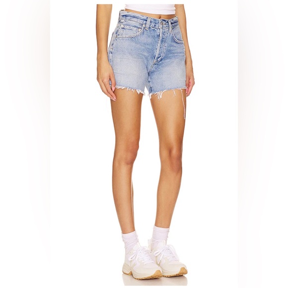 Citizens of Humanity Annabelle Long Vintage Relaxed Short‎ in Gemini - Picture 1 of 14